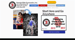 Desktop Screenshot of georgiaelitegymnastics.com